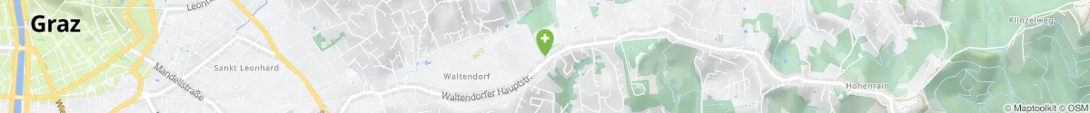 Kartendarstellung des Standorts für Rothlauer Apotheke in 8042 Graz-Waltendorf